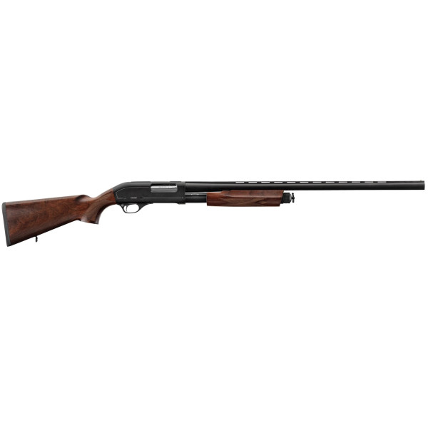 Fusil de chasse à pompe Yildiz S71 crosse bois Cal 12/76  Chez DEVILLE ARMORY. Votre armurerie en ligne.