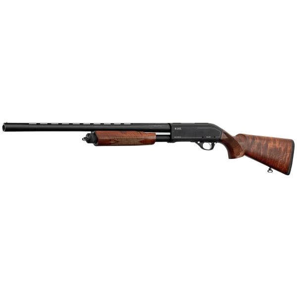 Fusil de chasse à pompe Yildiz S61 crosse bois Cal 12/76