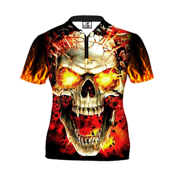 T-shirt DED Skull, taille: 3XL, Nom personnalisé: Pas de nom, Type de vêtements: Enfants  Chez DEVILLE ARMORY. Votre armurerie e