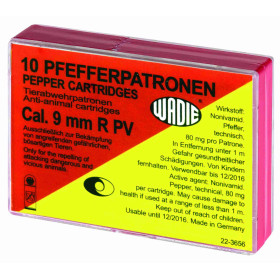 Boîte de 10 cartouches 9 mm RK à poivre  Chez DEVILLE ARMORY. Votre armurerie en ligne.