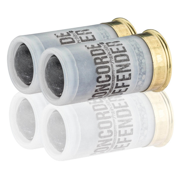 4 cartouches Mini Defend-Ball cal. 12/50 à balle Elastomere Bior  Chez DEVILLE ARMORY. Votre armurerie en ligne.
