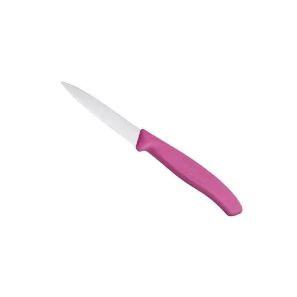 COUTEAU OFFICE VICTORINOX SWISSCLASSIC 8 CM ROSE A DENTS
