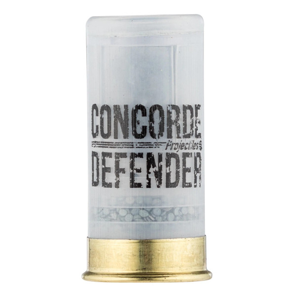4 cartouches Mini Defend-Ball cal. 12/50 chevrotine Elastomere  Chez DEVILLE ARMORY. Votre armurerie en ligne.