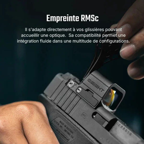 Olight Viseur Osight SE Noir- reticule vert 6moa