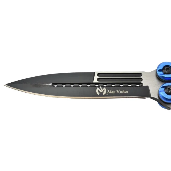 Couteau papillon Max Knives Bleu