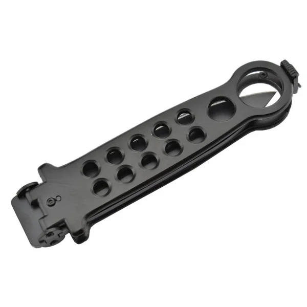 Couteau papillon latérale Mtech Noir
