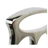 Max Knives Poing américain 2 doigts métal chromé argenté