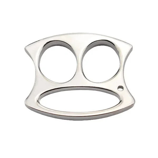 Max Knives Poing américain 2 doigts métal chromé argenté