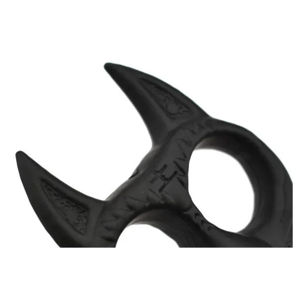 Max Knives Poing américain en plastique tête de chat à 2 doigts