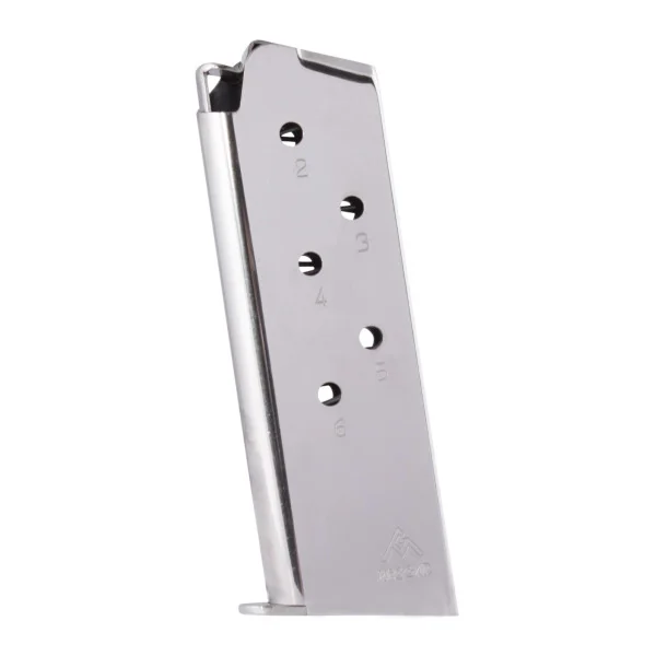 Mec-Gar CHARGEUR COLT 1911 OFFICER 6RDS NICKEL 45ACP