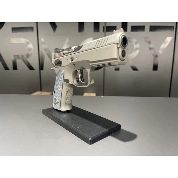 Pistolet CZ SHADOW 2 COMPACT TITAN + HOLOSUN SCS  Chez DEVILLE ARMORY. Votre armurerie en ligne.