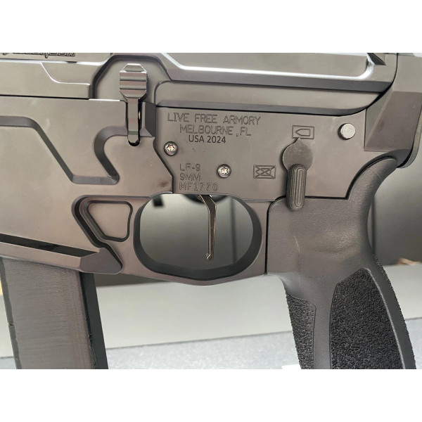 Carabine AR9 LFA Challenger Noir 16" 9X19 + Depart Triggertech + Holosun ARO  Chez DEVILLE ARMORY. Votre armurerie en ligne.