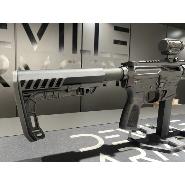 Carabine AR9 LFA Challenger Noir 16" 9X19 + Depart Triggertech + Holosun ARO  Chez DEVILLE ARMORY. Votre armurerie en ligne.