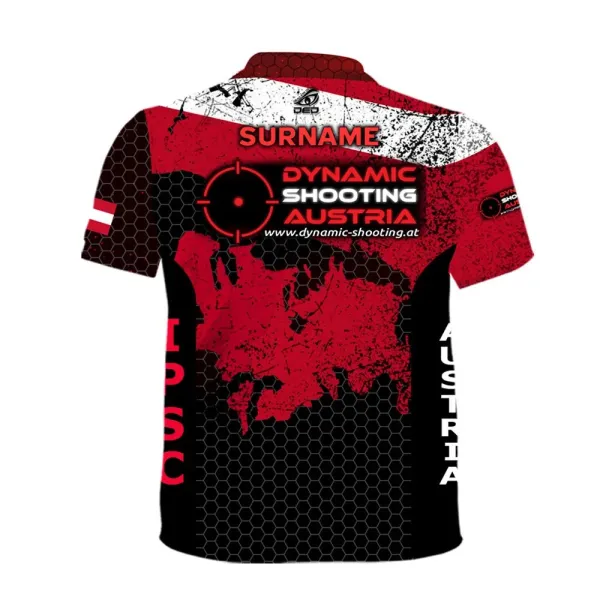 T-shirt DED Dynamic Shooting Competition, taille : 10XL, nom personnalisé : sans nom, type de vêtements : régulier (hommes) Che