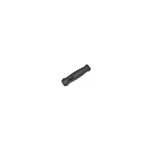 Couteau automatique aluminium anodisé noir lame double tranchant
