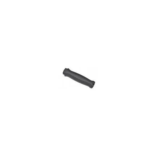 Couteau automatique aluminium anodisé noir lame double tranchant