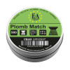 Plombs Match Europ-Arm à tête plate cal. 4,5 mm  Chez DEVILLE ARMORY. Votre armurerie en ligne.