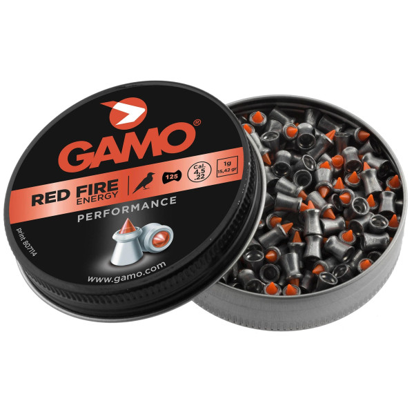 Plombs Red Fire cal. 4,5 mm  Chez DEVILLE ARMORY. Votre armurerie en ligne.