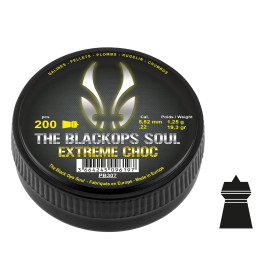 Plombs The Black Ops Soul EXTREM CHOC Cal. 5,5 mm  Chez DEVILLE ARMORY. Votre armurerie en ligne.