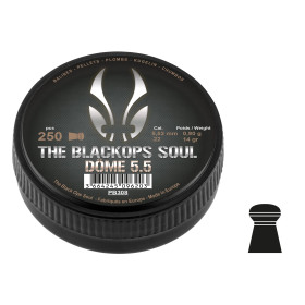 Plombs The Black Ops Soul DOME Cal 5.5  Chez DEVILLE ARMORY. Votre armurerie en ligne.
