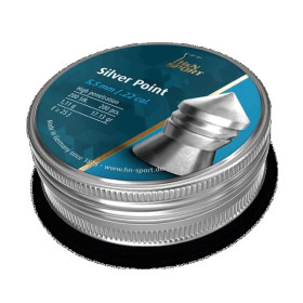 Plombs Silver Point H&N SPORT  5,5 mm /200  Chez DEVILLE ARMORY. Votre armurerie en ligne.