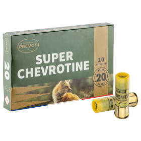 Cartouches Prevot super chevrotine - Cal. 20/70  Chez DEVILLE ARMORY. Votre armurerie en ligne.