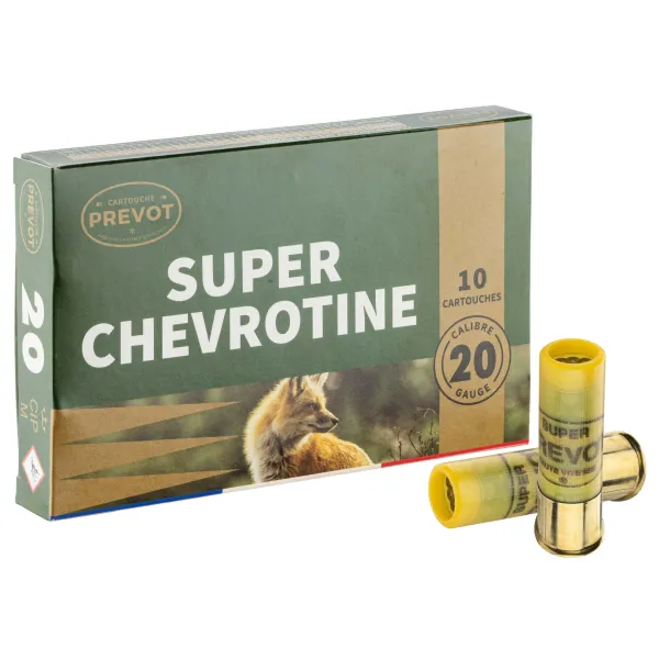 Cartouches Prevot super chevrotine - Cal. 20/70