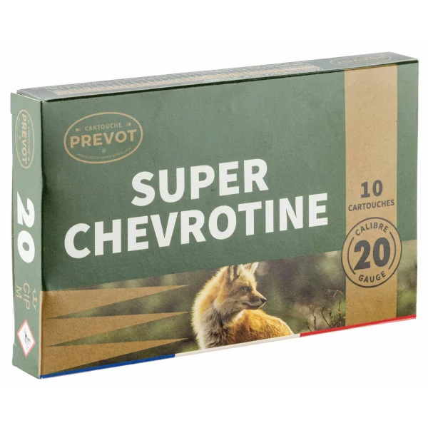 Cartouches Prevot super chevrotine - Cal. 20/70