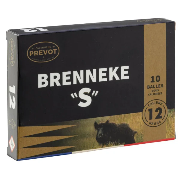 Cartouche Prevot à balle Brenneke-S - Cal. 12/70