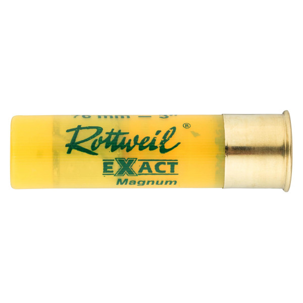 Cartouches Rottweil Exact Magnum - Cal. 20/76  Chez DEVILLE ARMORY. Votre armurerie en ligne.