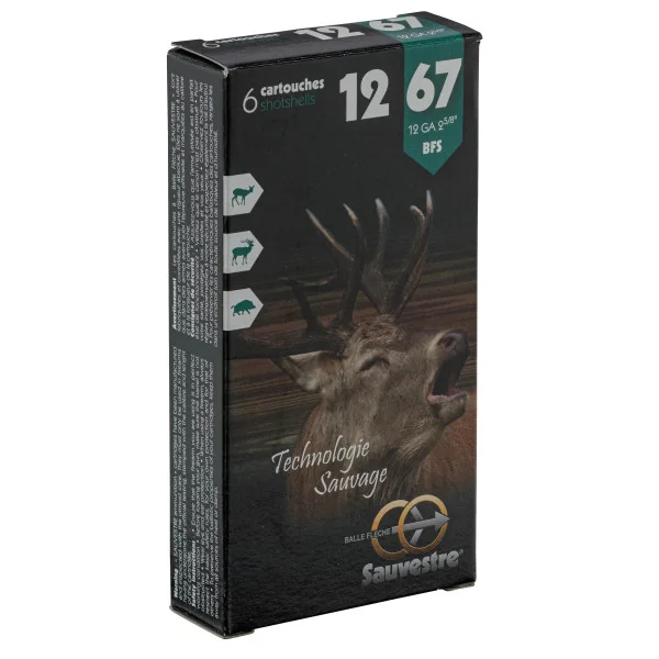 Cartouches Sauvestre grand gibier - Cal. 12/67 & 12/70