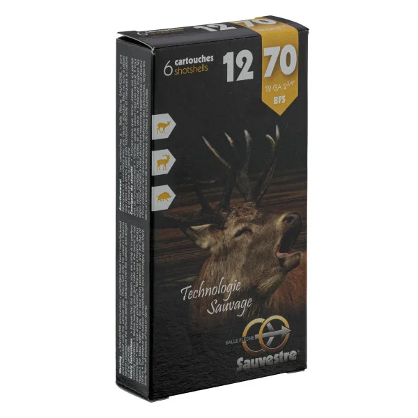 Cartouches Sauvestre grand gibier - Cal. 12/67 & 12/70