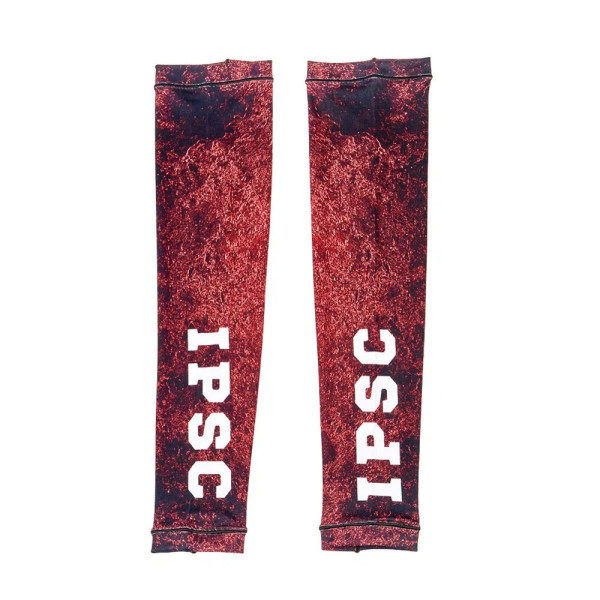 Manchons de compétition DED IPSC rouges, taille : M  Chez DEVILLE ARMORY. Votre armurerie en ligne.