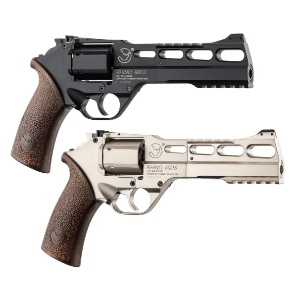 Réplique Airsoft revolver CO2 CHIAPPA RHINO 60DS black mat 0,95J