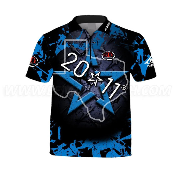 DED Ensemble de vêtements de sport STI 2011 Thème bleu, taille : M, nom personnalisé : sans nom  Chez DEVILLE ARMORY. Votre armu