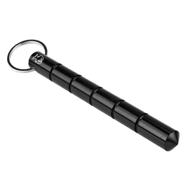 Piranha Kubotan rond 13cm noir