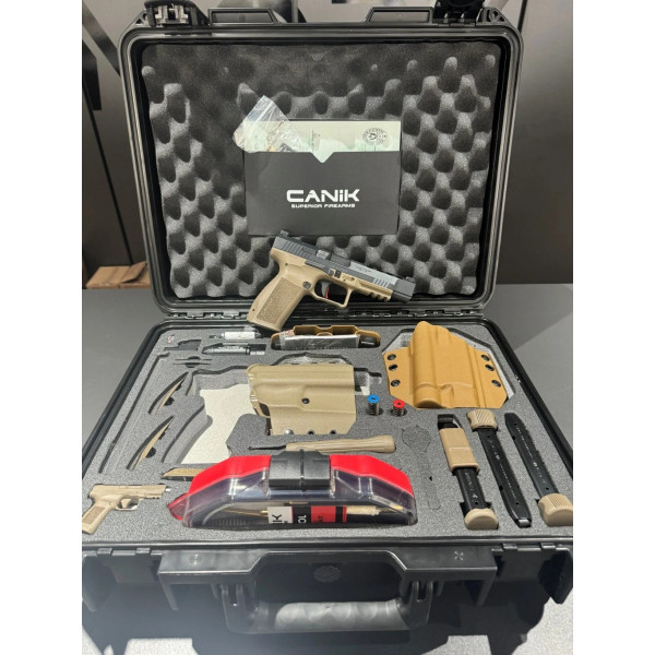 Pistolet CANIK PACK PREMIUM METE SFX 9X19  Chez DEVILLE ARMORY. Votre armurerie en ligne.