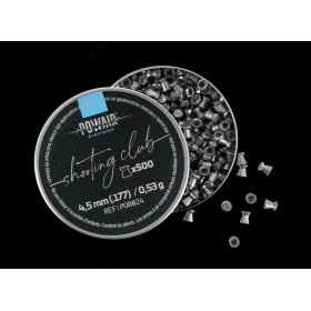 PLOMBS PLATS SHOOTING CLUB C4.5 X 500  Chez DEVILLE ARMORY. Votre armurerie en ligne.