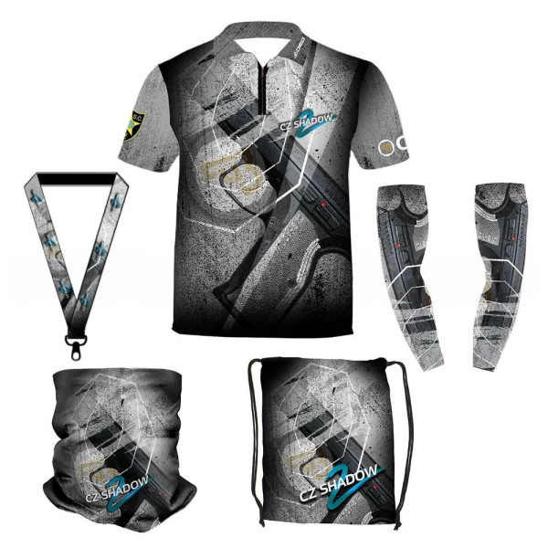 DED Ensemble de vêtements de sport CZ Shadow 2 Thème Gris, taille : 3XL, nom personnalisé : sans nom  Chez DEVILLE ARMORY. Votre