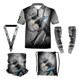 DED Ensemble de vêtements de sport CZ Shadow 2 Thème Gris, taille : 10XL, nom personnalisé : sans nom  Chez DEVILLE ARMORY. Votr