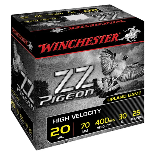 Cartouches Winchester ZZ Pigeon - Cal. 20/70