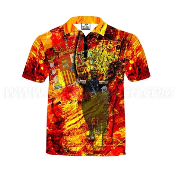 DED Ensemble Sportswear Spain Theme, size: L, Personnalisé Name: No Name