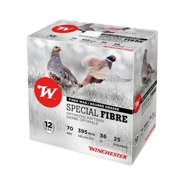 Cartouches Winchester Spécial Fibre - Cal. 12/70