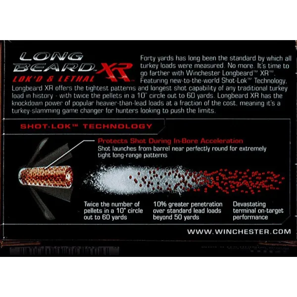 Cartouches Winchester XR long beard 12/76