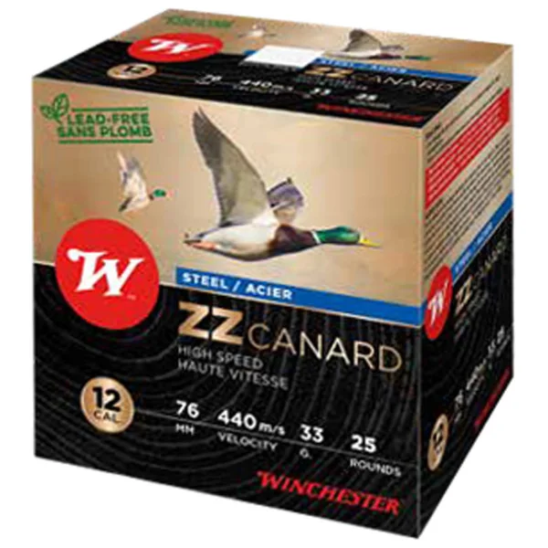 Cartouches Winchester ZZ Canard Acier 12/76