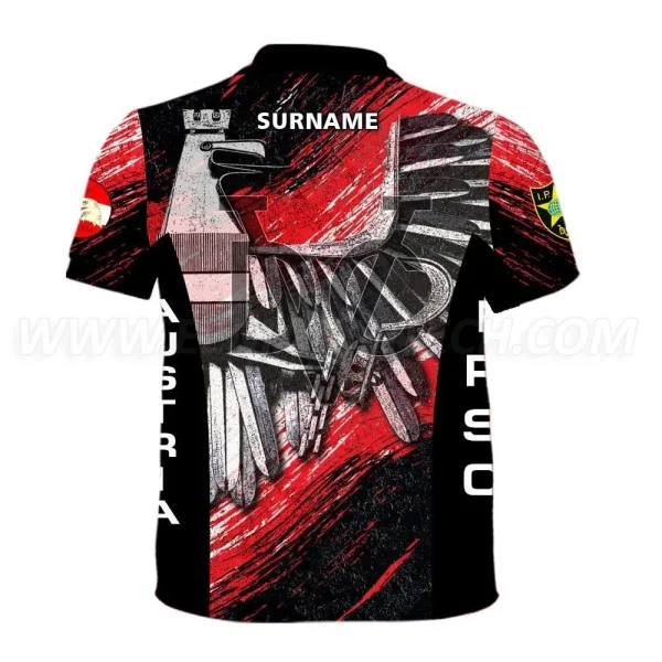 DED Ensemble Sportswear IPSC Austria Theme, size: L, Personnalisé Name: No Name