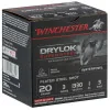 Cartouches Winchester Drylock Acier nickelé - Cal. 20/76