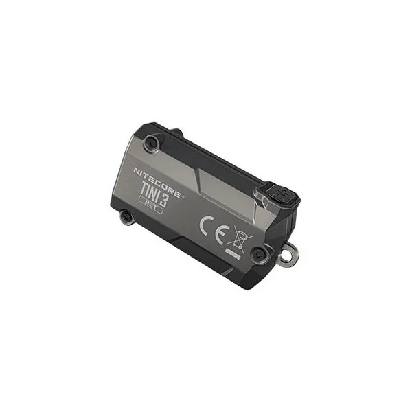 Nitecore Lampe porte-clés Tini 3 Grise - 600Lm