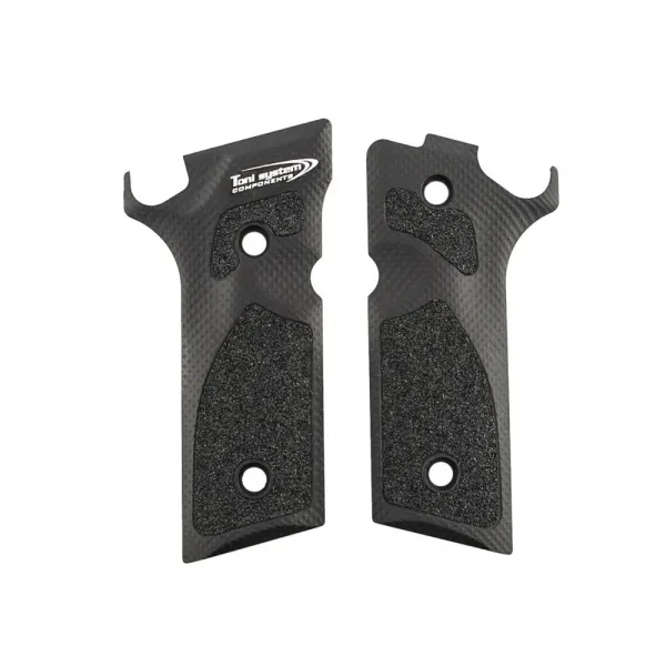 TONI SYSTEM Plaquettes Acier GBSTEEL Noir pour Beretta 96/98
