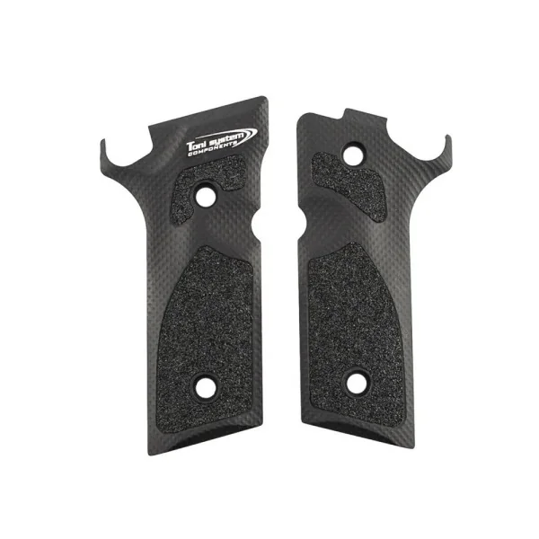TONI SYSTEM Plaquettes Acier GBSTEEL Noir pour Beretta 96/98